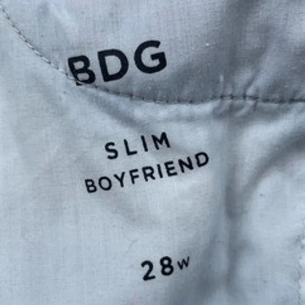 BDG Slim‎ Boyfriend Distressed Denim Shorts Light Wash Blue 28W Urban Outfitt